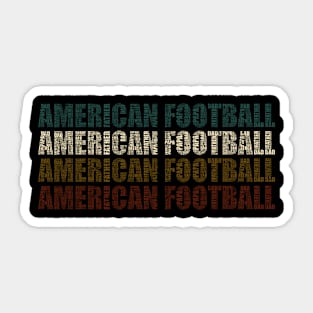 American Football Dad - Funny Sports Lovers Gift For Papa Sticker